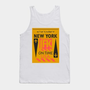 JFK aviation code Tank Top